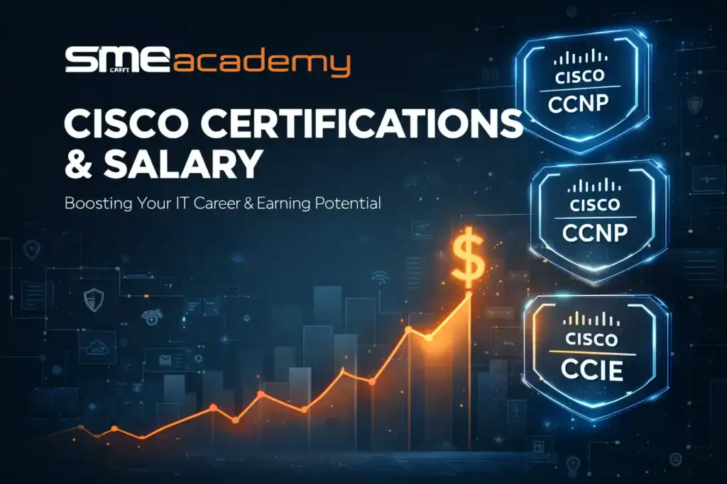 Cisco certifications like CCNP, CCIE, and CCNA boost IT career and salary potential in 2026.