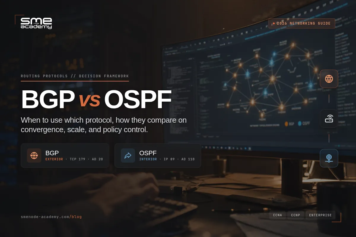 BGP vs OSPF