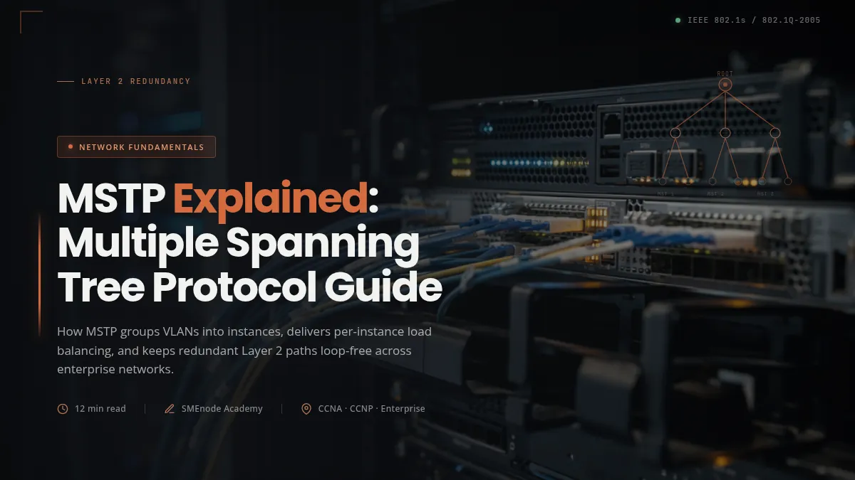 multiple spanning tree protocol