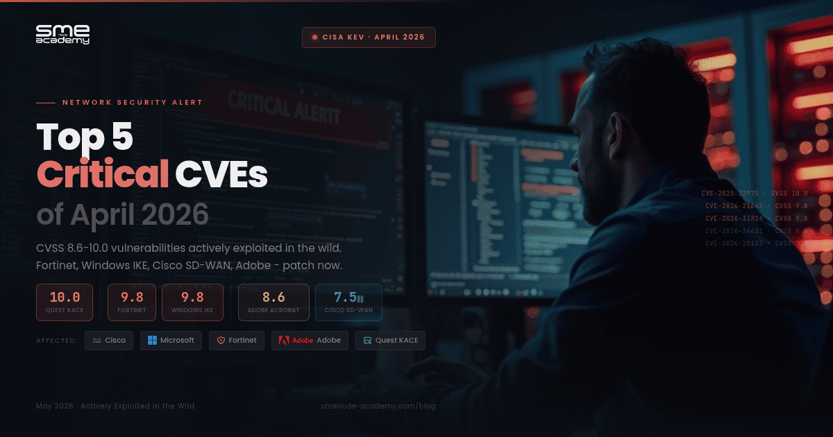 Critical CVEs April 2026 - Network Security Alert for Engineers.