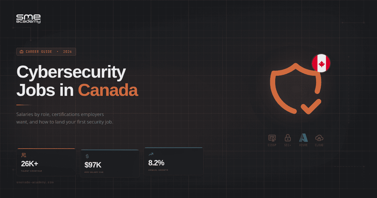 Cybersecurity career opportunities in Canada with salary and requirements overview.