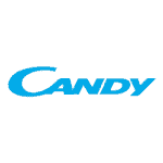 Candy logo on a light blue background.