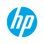 Hp logo, HP branding, Softlogic Australia tech services.
