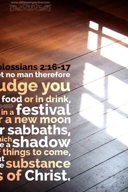 Colossians 2:16-17