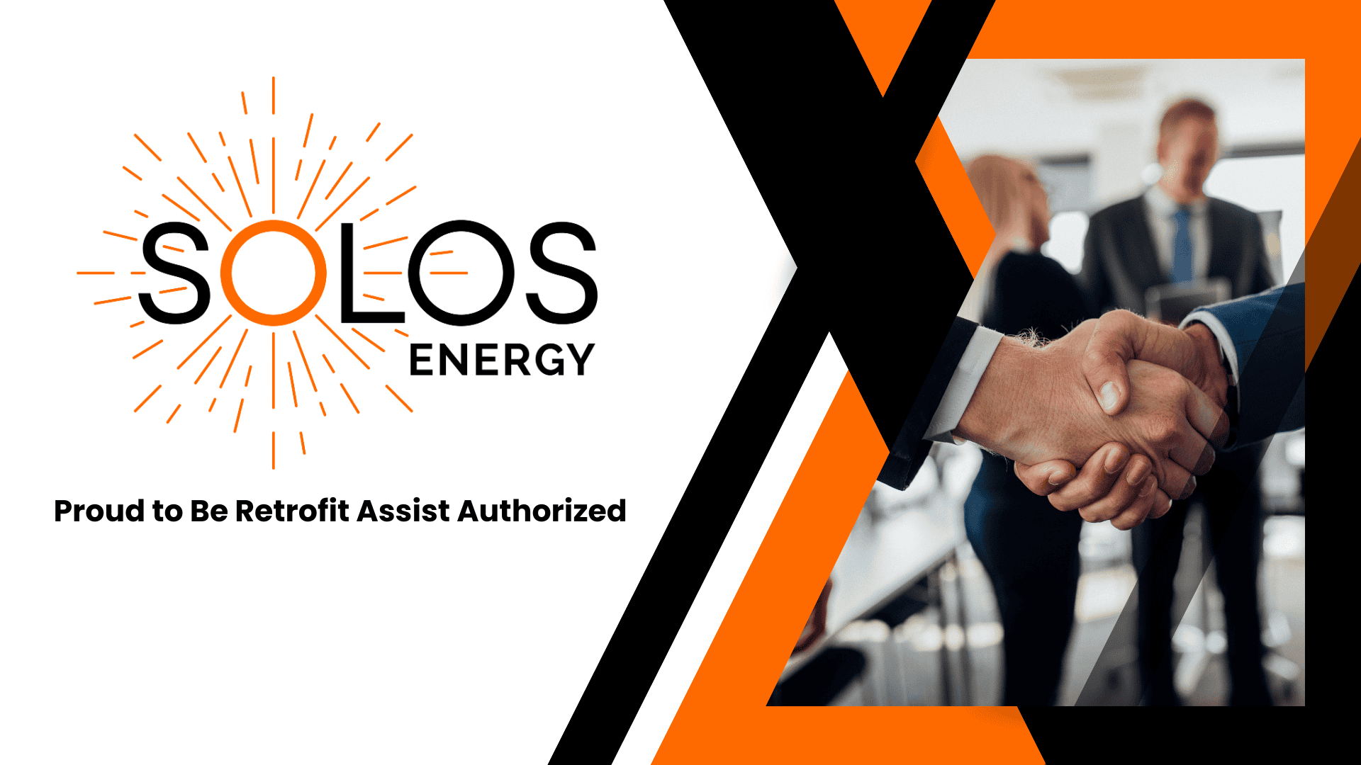 Solos Energy Retrofit Assist partnership handshake