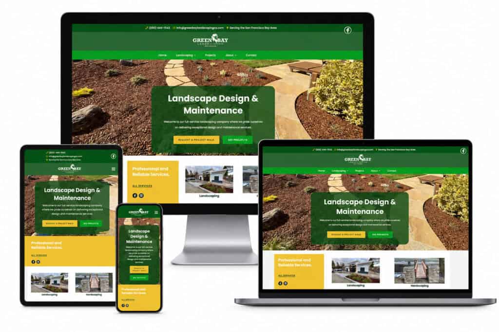 Responsive Website Design Green Bay Landscaping by Solutionarian Marketing
