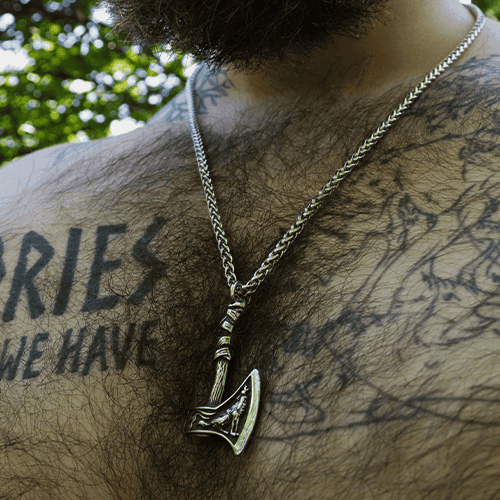 Severský náhrdelník v dizajne vikingskej sekery – Obrázok 2