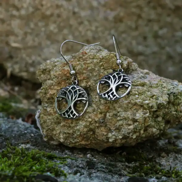 strieborné náušnice