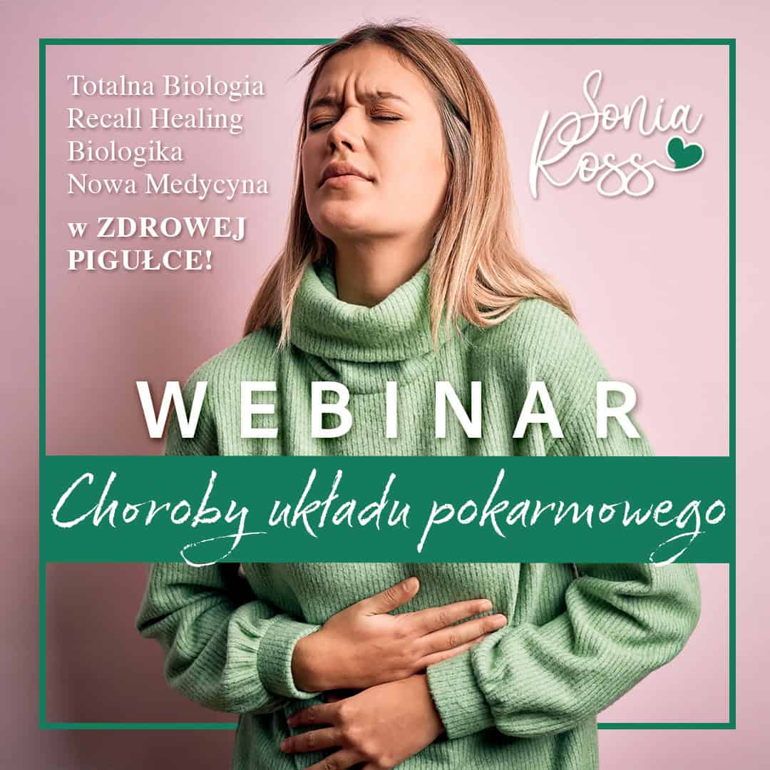 Webinar o chorobach układu pokarmowego i zdrowiu z Sonia Ross.