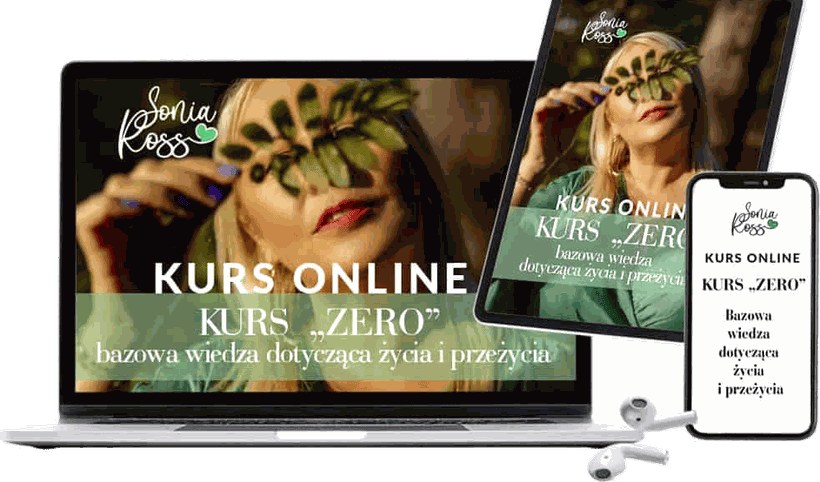 Kurs online „Zero” — Podstawy Podstaw, materiał na laptopie, tablecie i telefonie