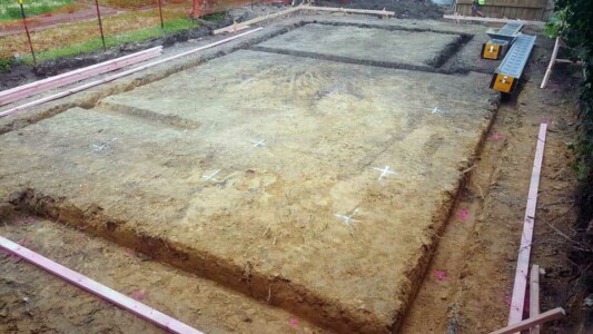 Mt Vic New Build Foundation Prep