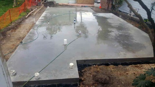 Mt Vic New Build Slab Down
