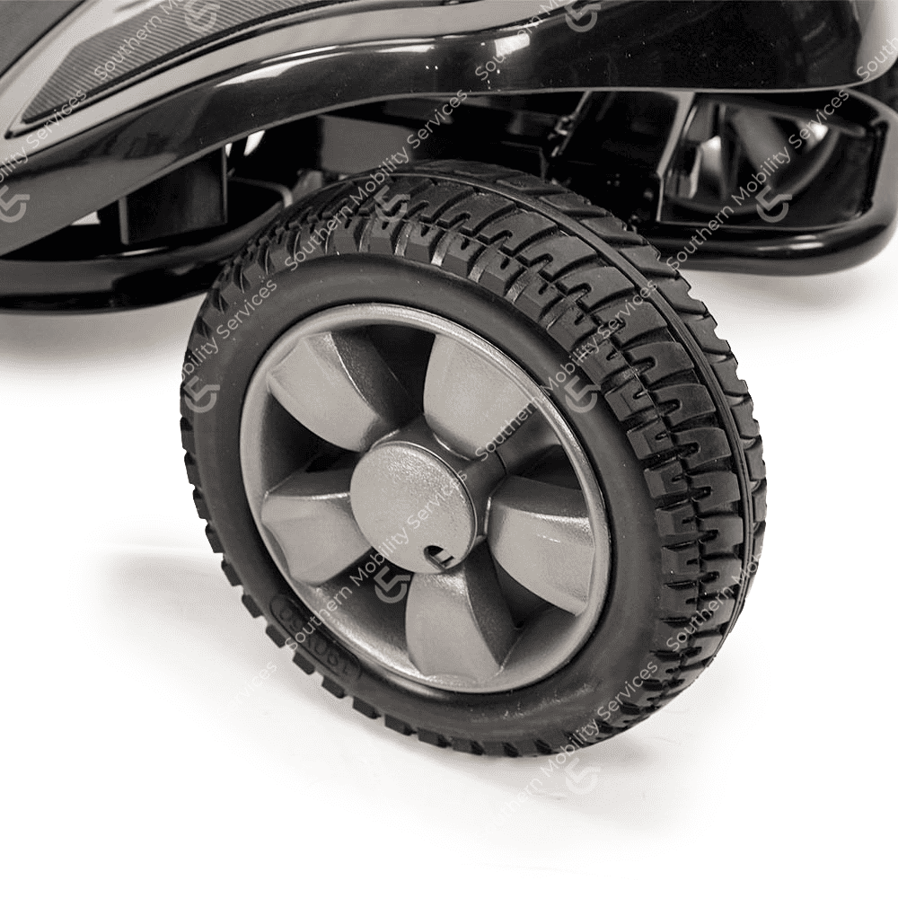 airscape portable mobility scooter black wheel