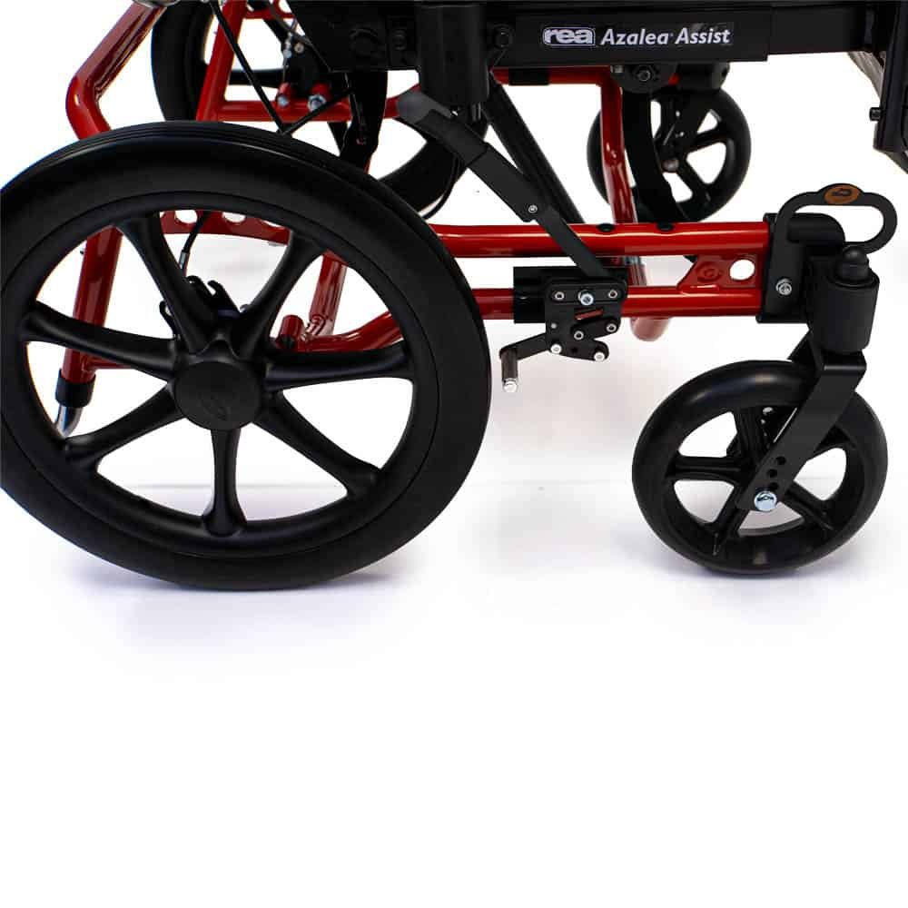 invacare rea azalea tilt in space wheelchair wheels