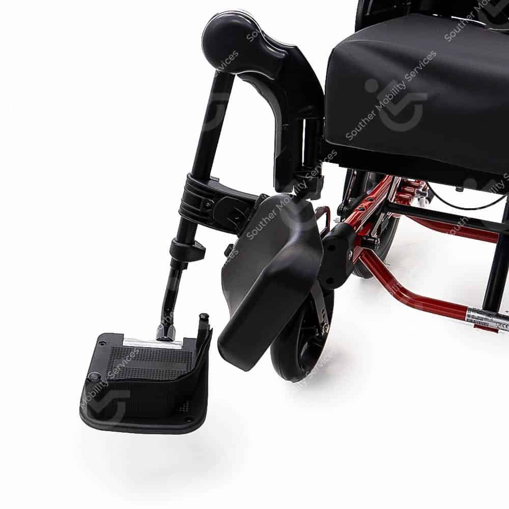 invacare rea azalea wheelchair swing away legrest