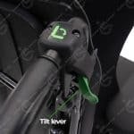 invacare rea azalea wheelchair tilt lever