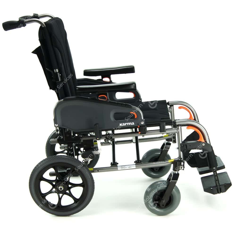 karma flexx wheelchair side view camberley