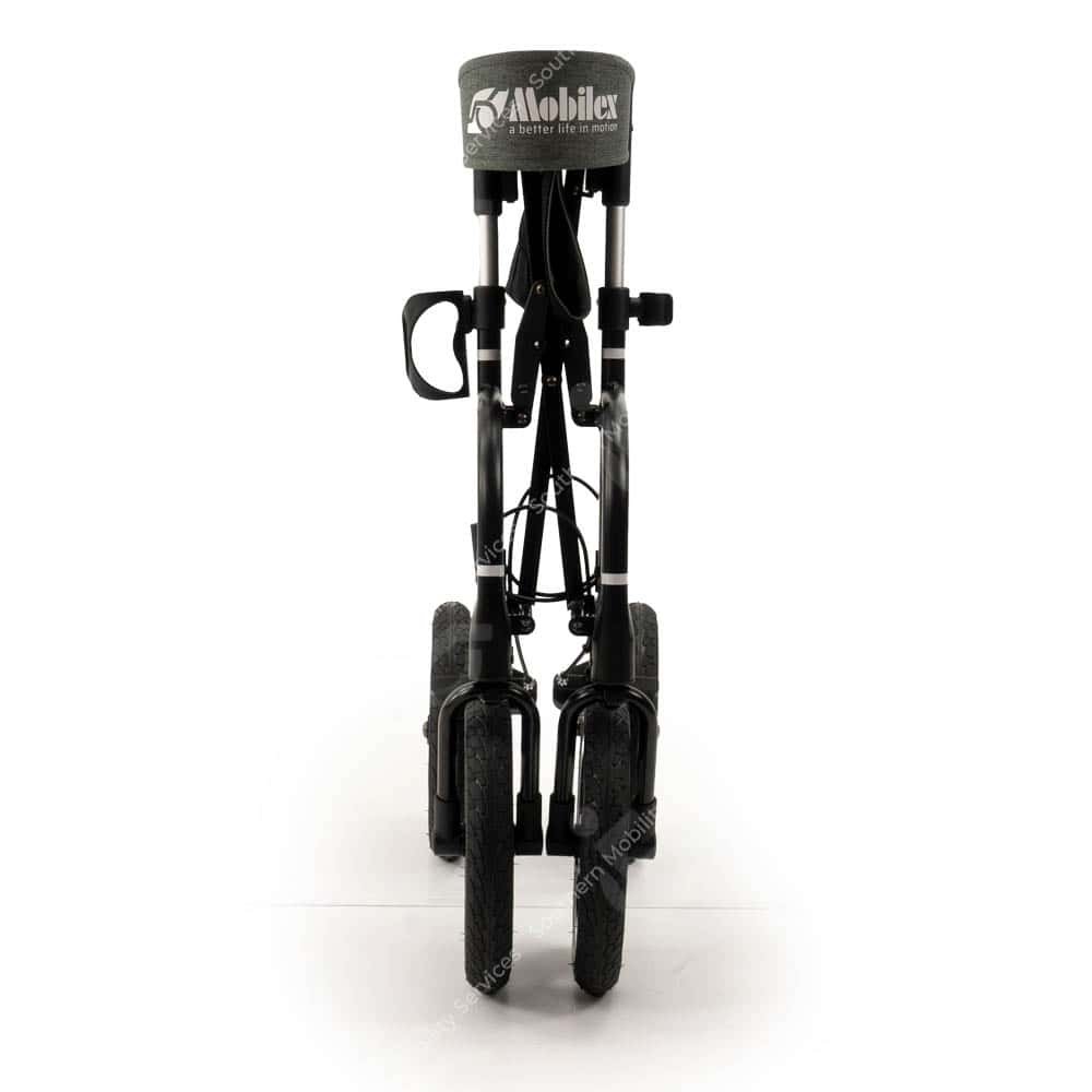 puma air rollator 4 wheel walker folded