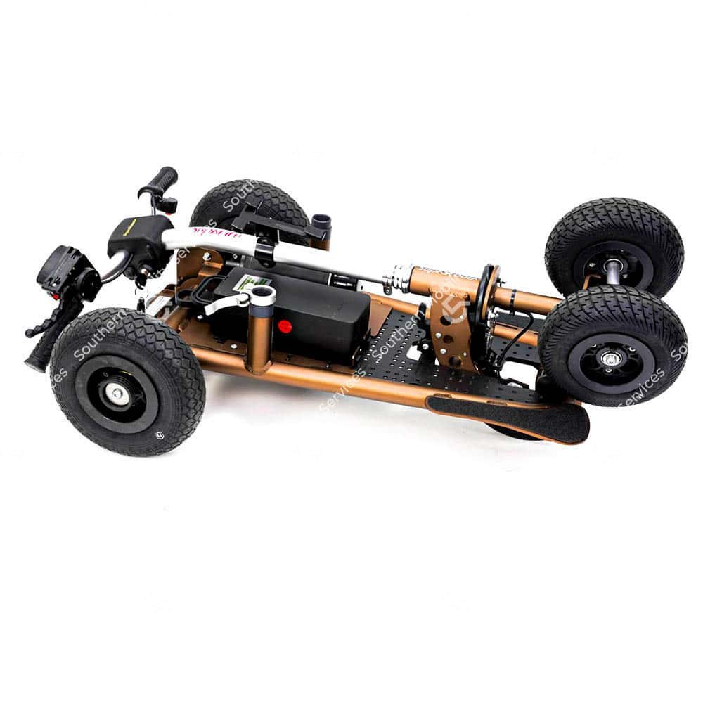 supascoota supalite 4 aluminium portable scooter folded