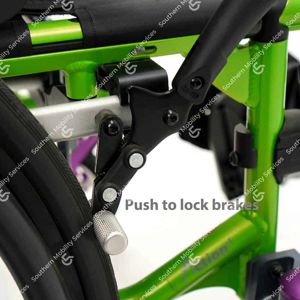 invacare action 5 brakes