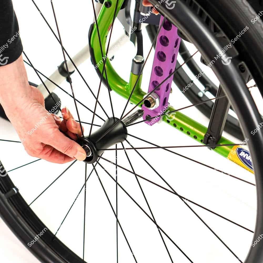 invacare action 5 quick release wheel newbury