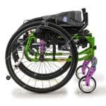 invacare action 5 self propelled wheelchair part folded andover