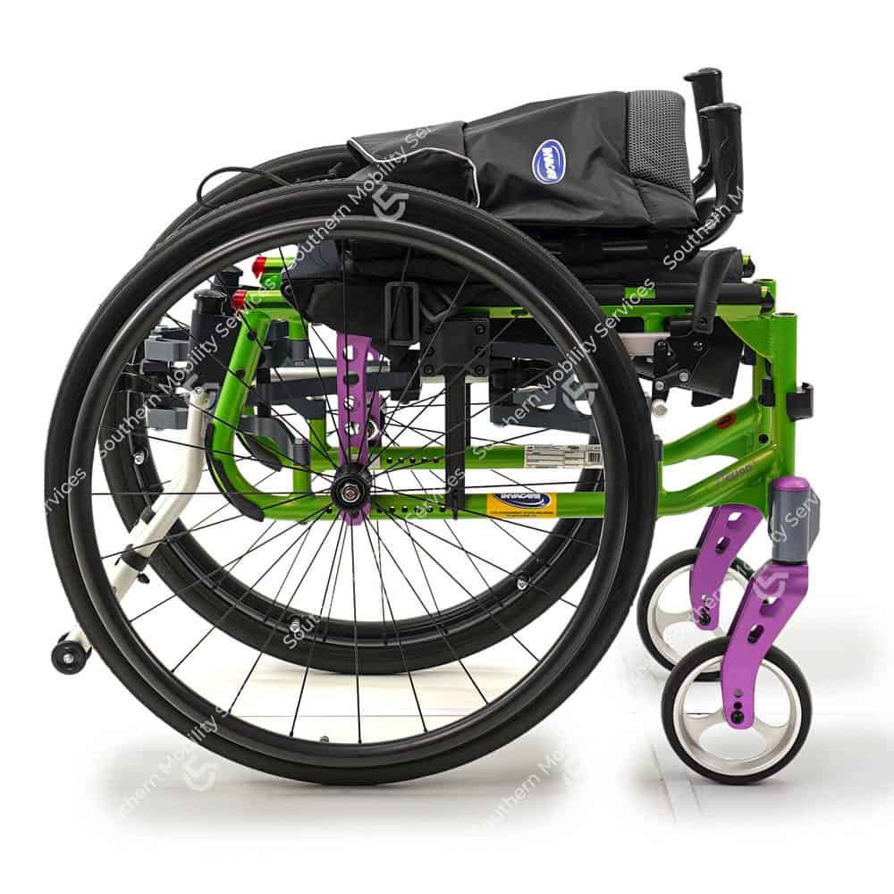 invacare action 5 self propelled wheelchair part folded andover