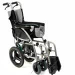 karma 125 transit wheelchair silver folded
