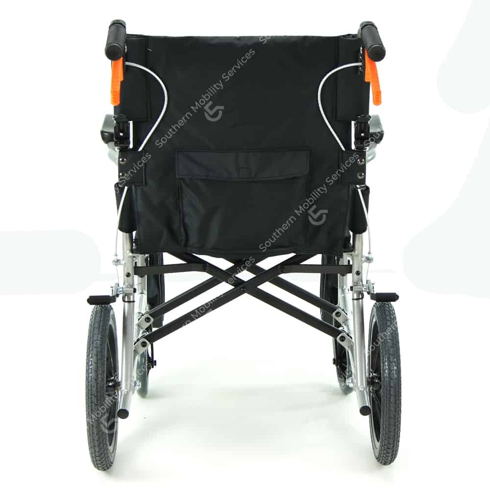 karma ergo lite 2 wheelchair rear view