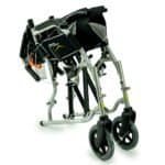 karma ergo lite2 self propelled wheelchair folded