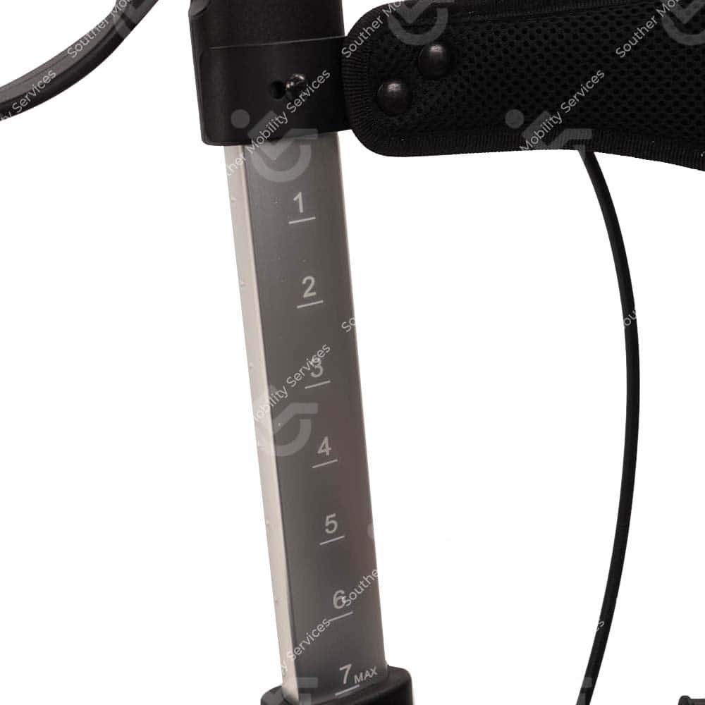 lightweight cabon fibre rollator adjustable handle