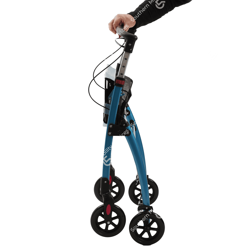 jaguar aluminium Indoor rollator folded