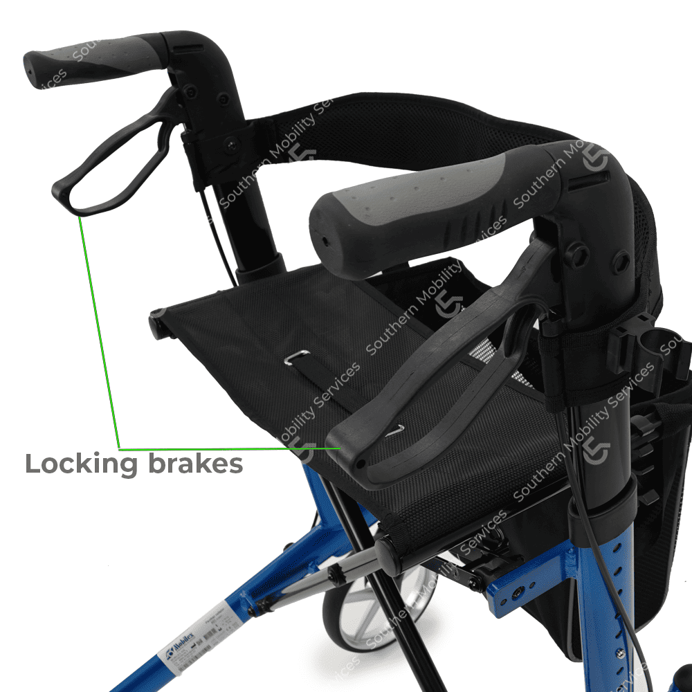 panther rollator locking brakes