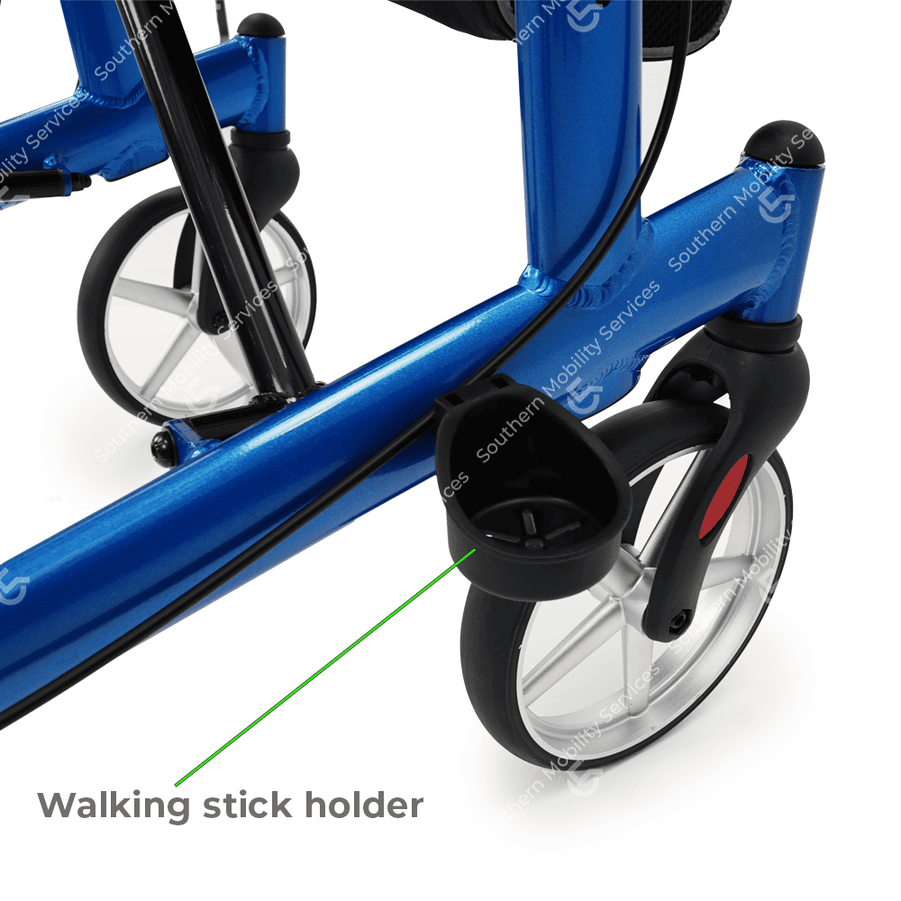 panther rollator walking stick holder
