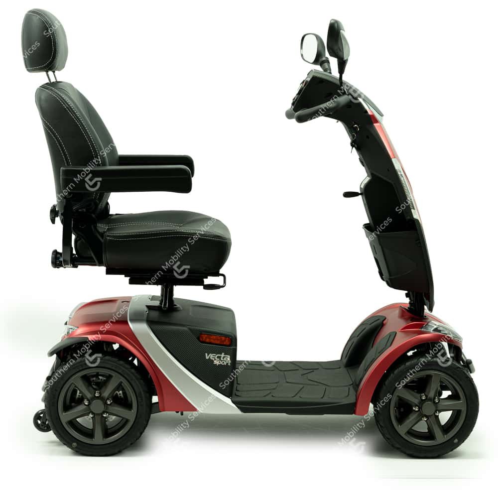 vecta 8mph mobility scooter red winchester