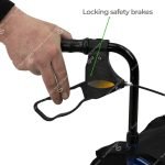 tri walkers locking brakes