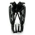 invacare action wheelchair folded