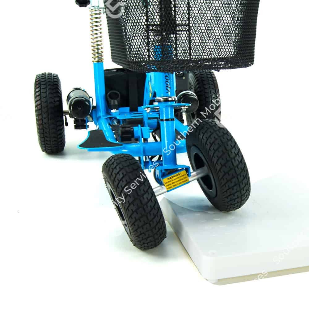 superscoota sport hd portable mobility scooter front wheels