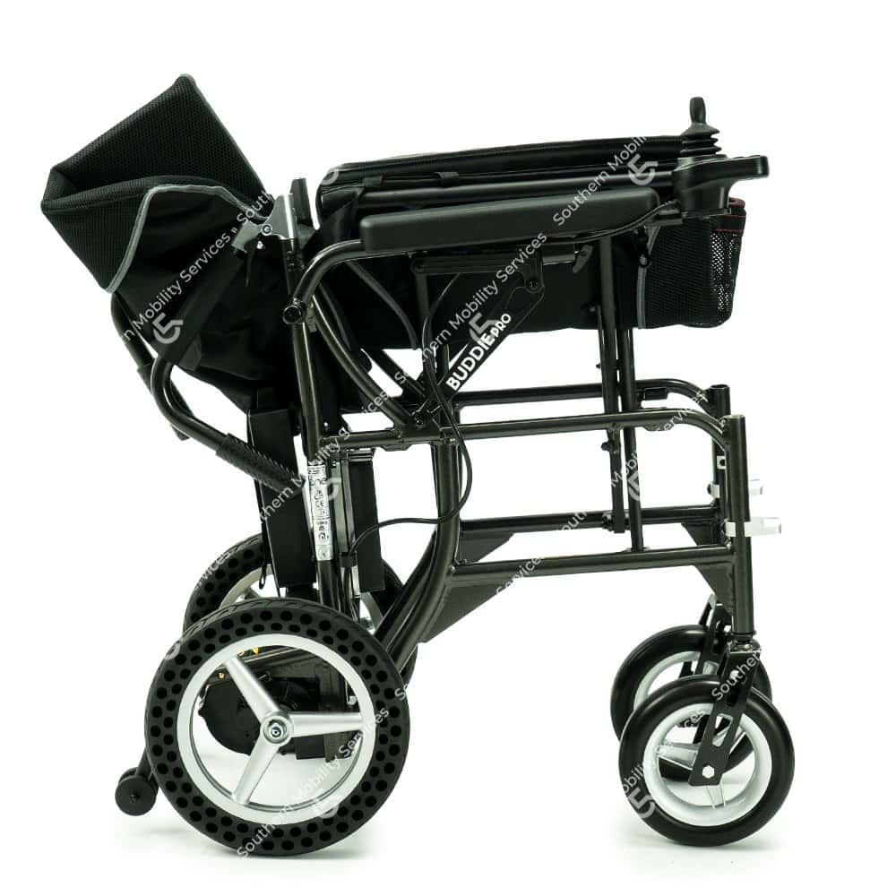 buddy pro portable powerchair folded