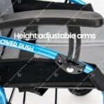 power push gravity adjustable arms