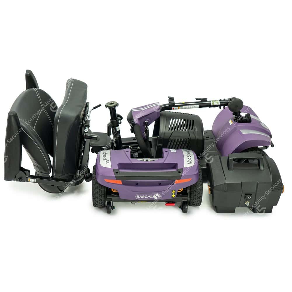 use rascal veo sport portable mobility scooter dismantled