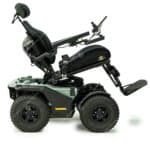 quantum outback powerchair tilted