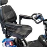 used blue rascal vista portable mobility scooter swivel seat