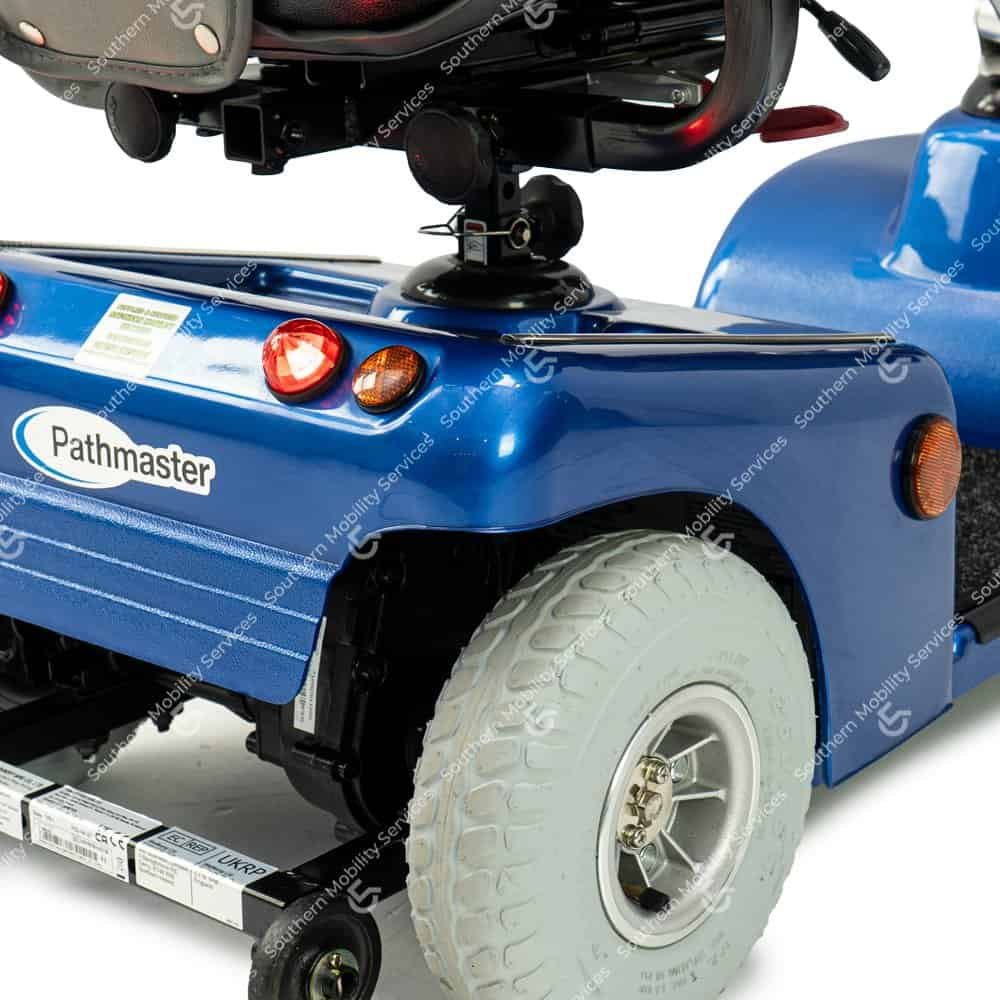 used shoprider sovereign mobility scooter rear view