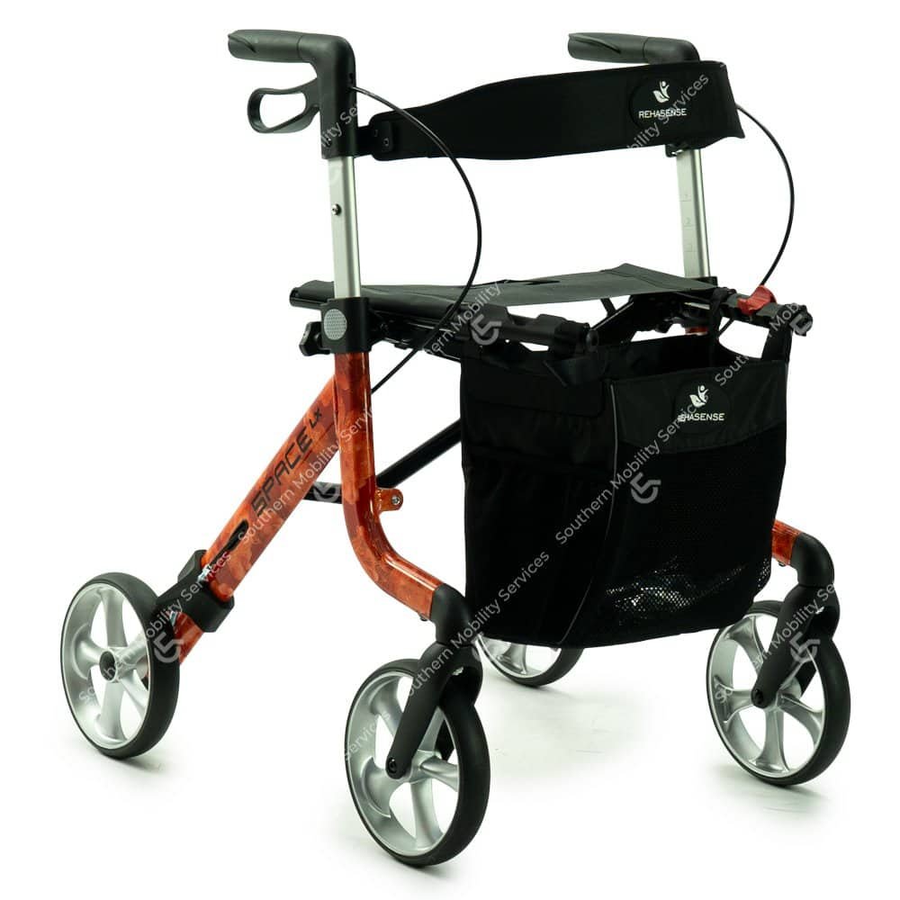 rehasense art line peony 4 wheel walker