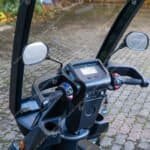 tga breeze blue 8mph mobility scooter tiller