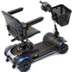 used blue rascal velumili portable mobility scooter reading