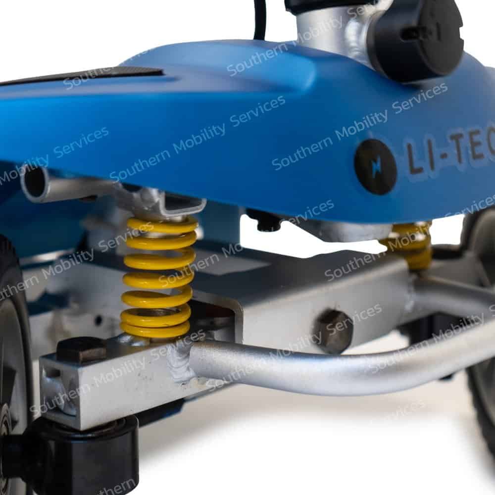 used li tec air lithium portable mobility scooter suspension