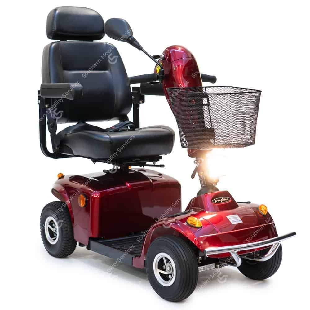 used red freerider mayfair mobility scooter