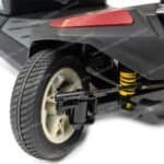 pride go go indurance maxx li portable scooter front suspension